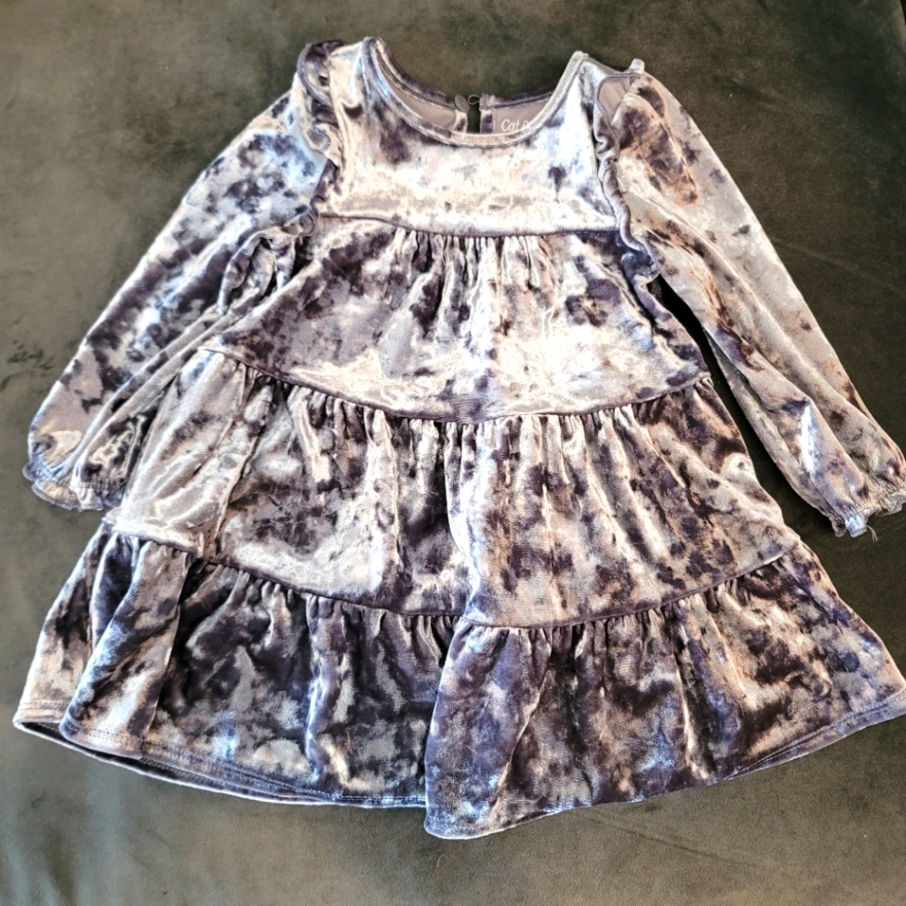 Velvet Toddler Dress